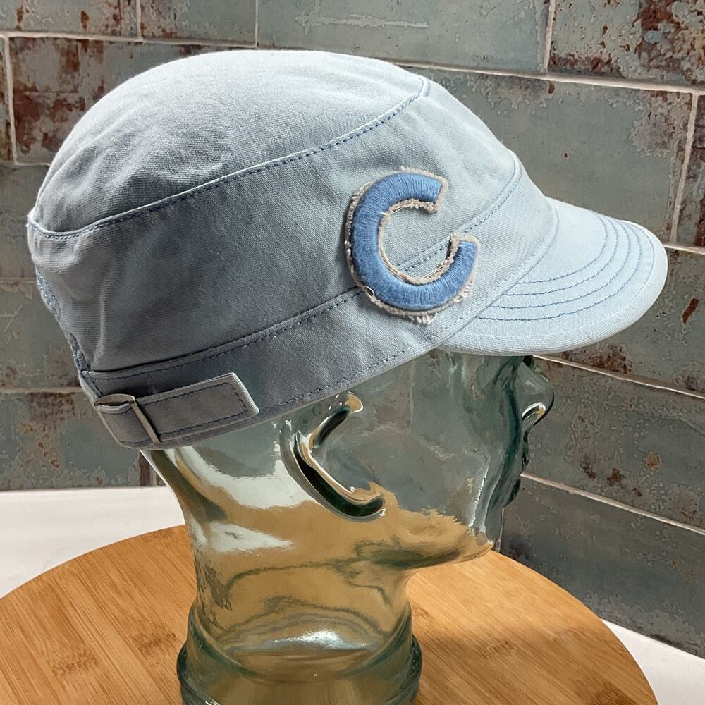 MLB Chicago Cubs Womens 47 Newsboy Light Blue Adjustable Cap